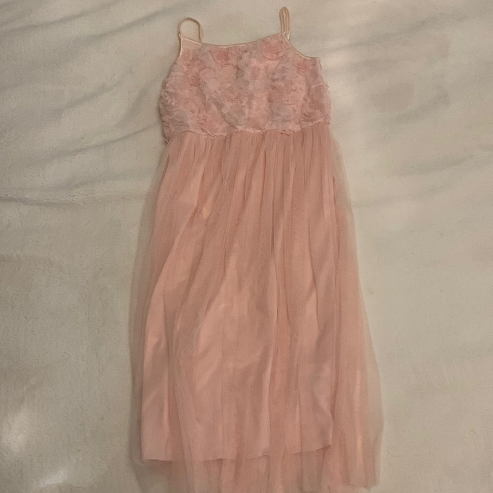 Zunie pink rose dress